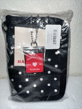 Harveys Black and White Polka Dot fun size wallet Dottie